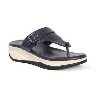 Briony - Blue Slip-Ons