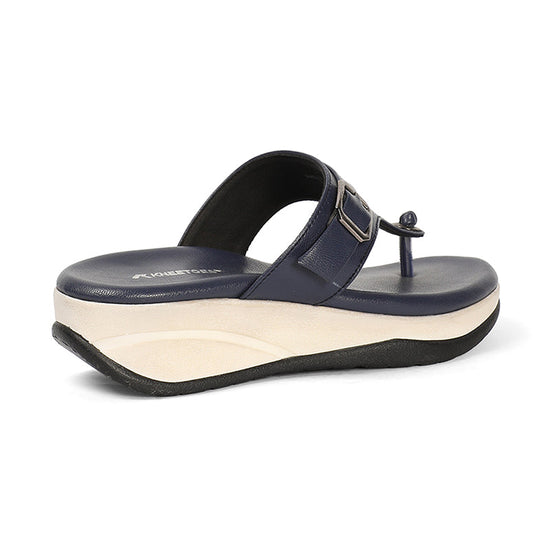 Briony - Blue Slip-Ons