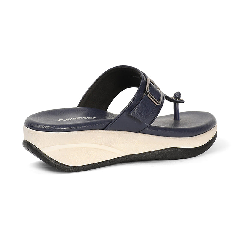 Briony - Blue Slip-Ons - Glamourous Grace
