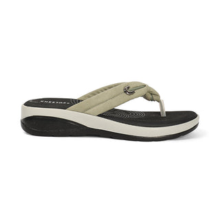 Sarya - Olive Thong Wedges