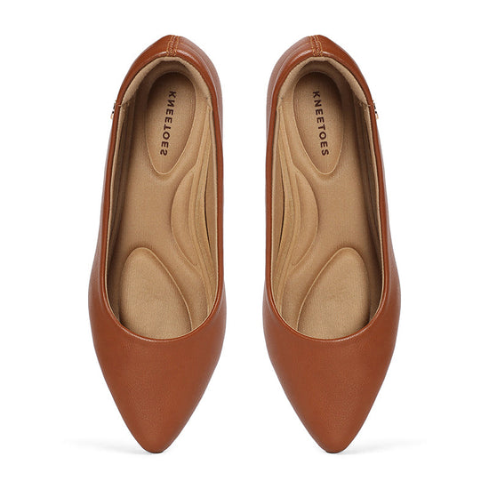 Maddie - Brown Block Heels