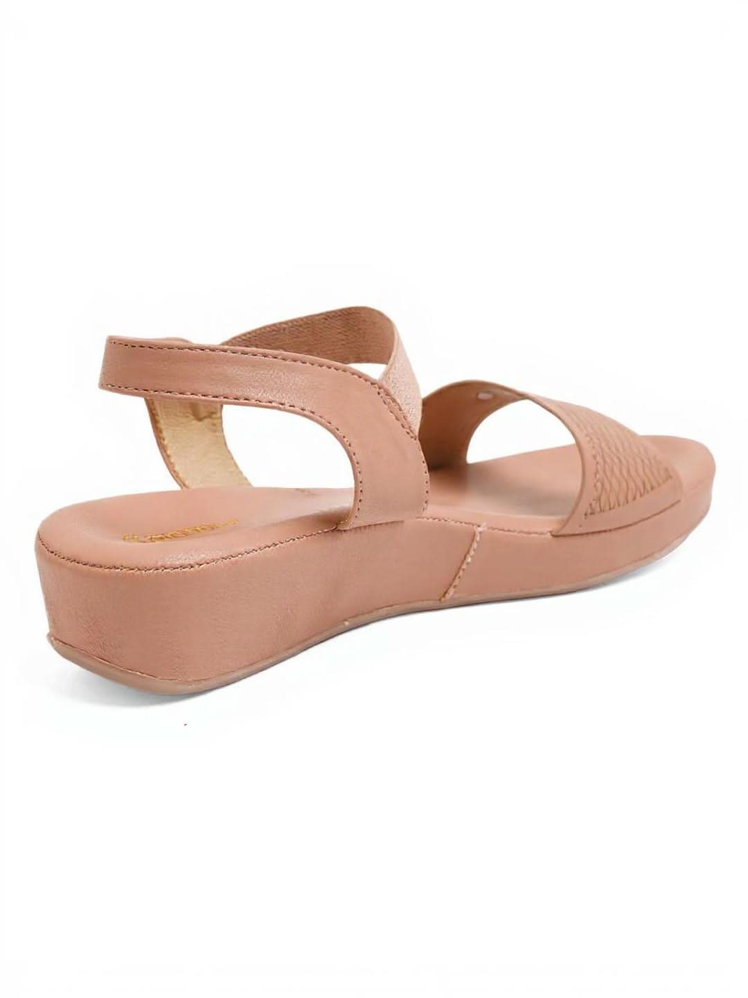 Isla - Peach Sandals - Glamourous Grace