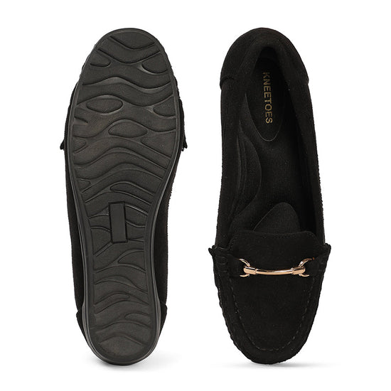Maribel - Black Loafers