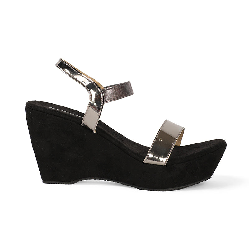 Aurora - Black Wedges - Glamourous Grace