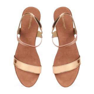 Aurora - Rose Gold Wedges