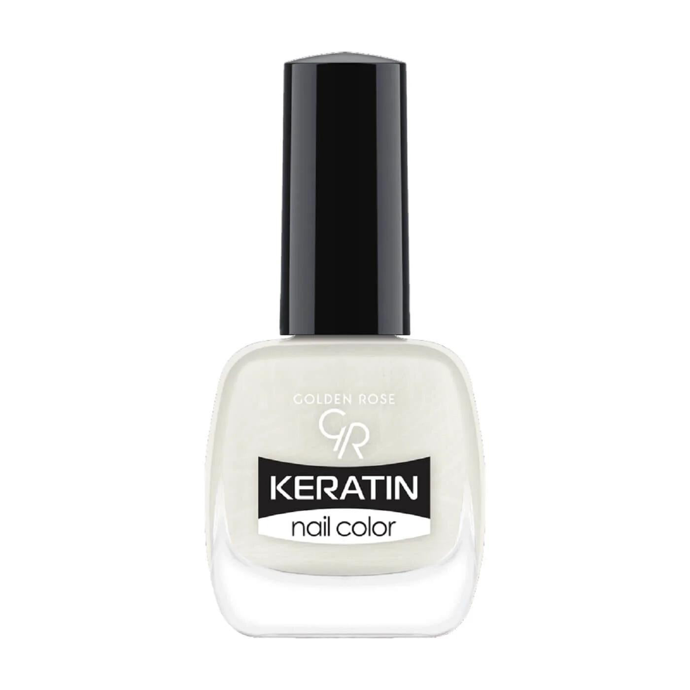 Golden Rose Keratin Nail Polish - Long Lasting, Cruelty-Free & Paraben-Free Nail Color - 01 - Glamourous Grace