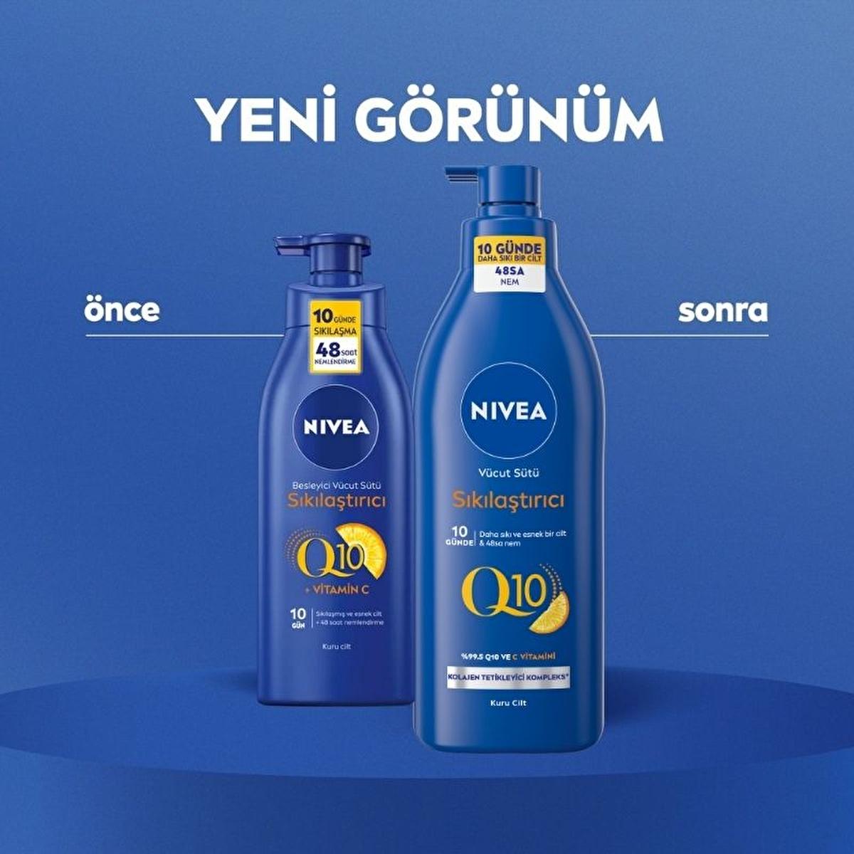 Nivea Q10 Firming Body Lotion - Intensive Moisturization & Firming Benefits for All Skin Types - Glamourous Grace