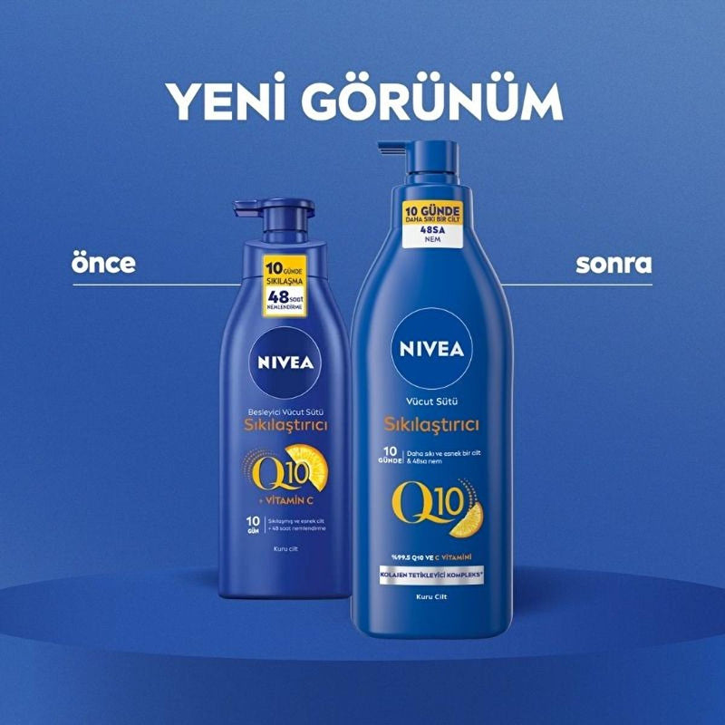 Nivea Q10 Firming Body Lotion - Intensive Moisturization & Firming Benefits for All Skin Types - Glamourous Grace