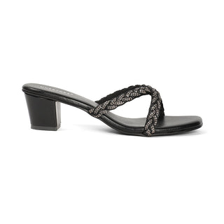 Nora - Black Block Heels
