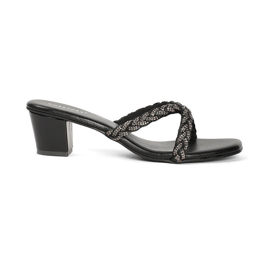 Nora - Black Block Heels