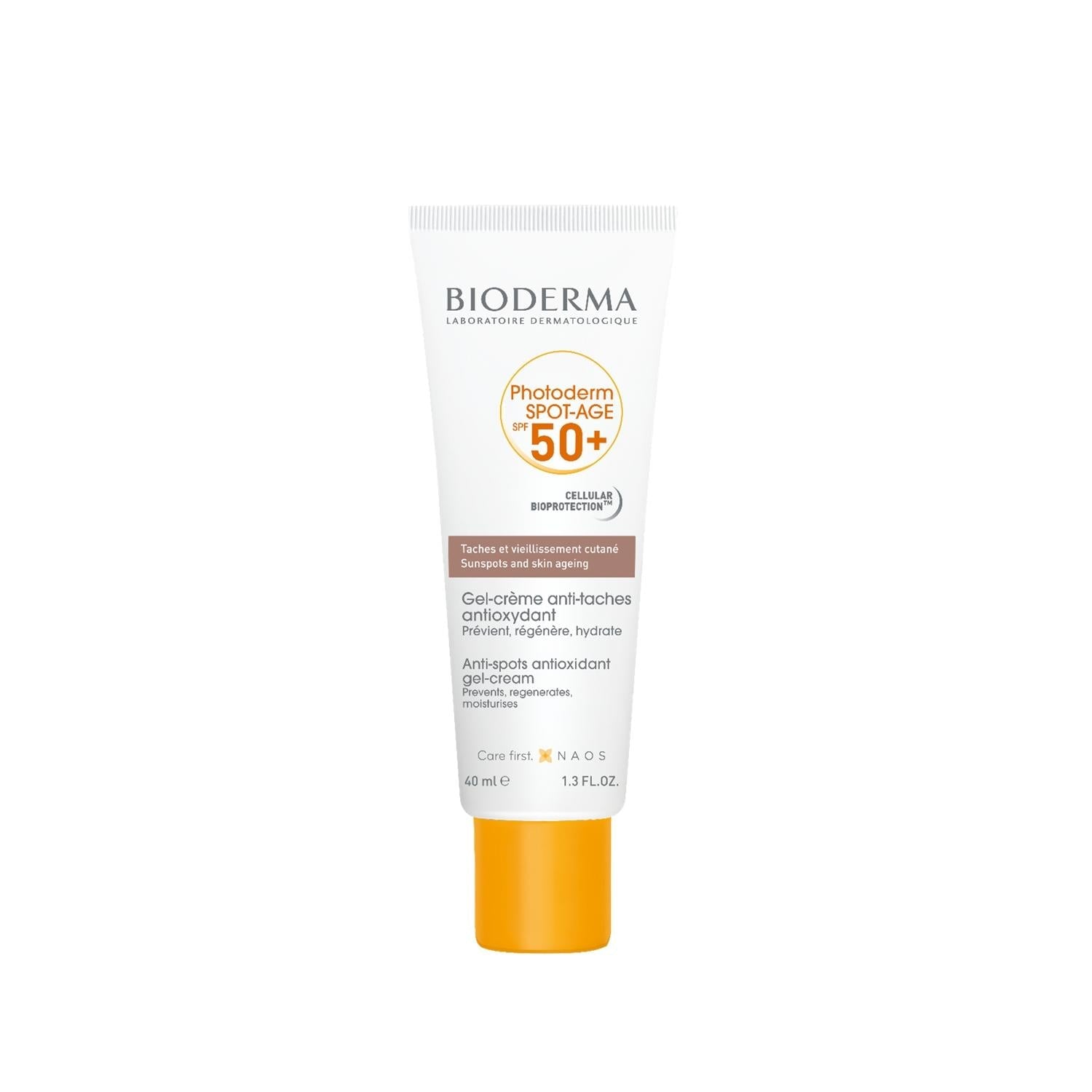 Bioderma Photoderm Spot Age SPF50+ Sunscreen Cream - Anti-Age Spot, Dermatologically Tested, 1.35 fl oz - Glamourous Grace