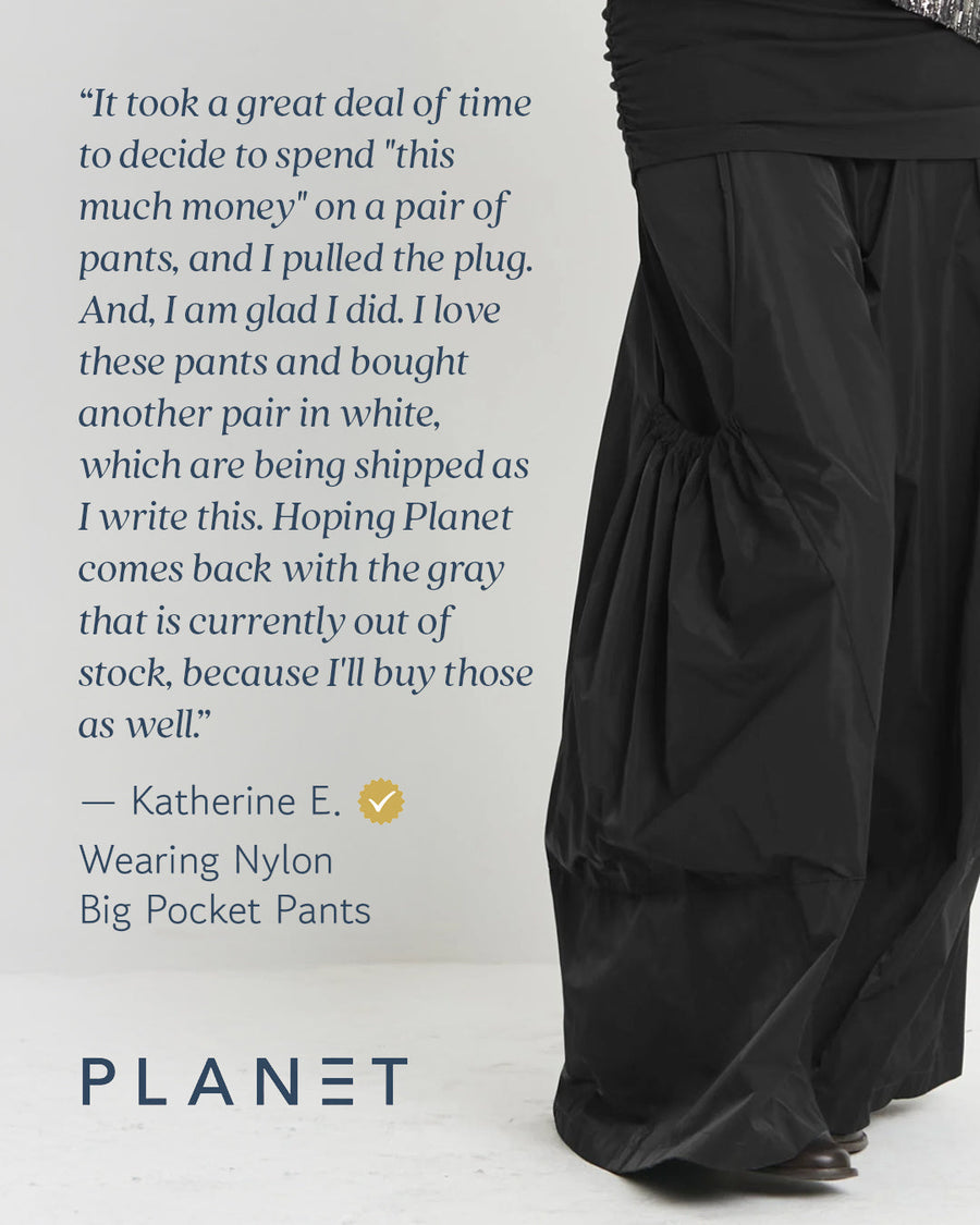 Nylon Big Pocket Pants - Marina - Glamourous Grace