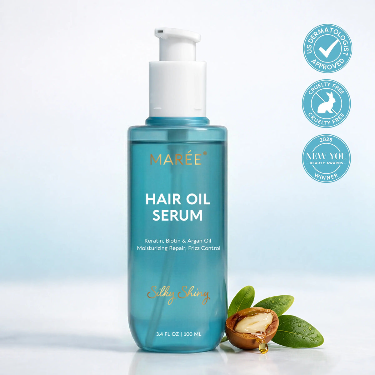 Keratin Oil Serum for Smooth Hair - Glamourous Grace