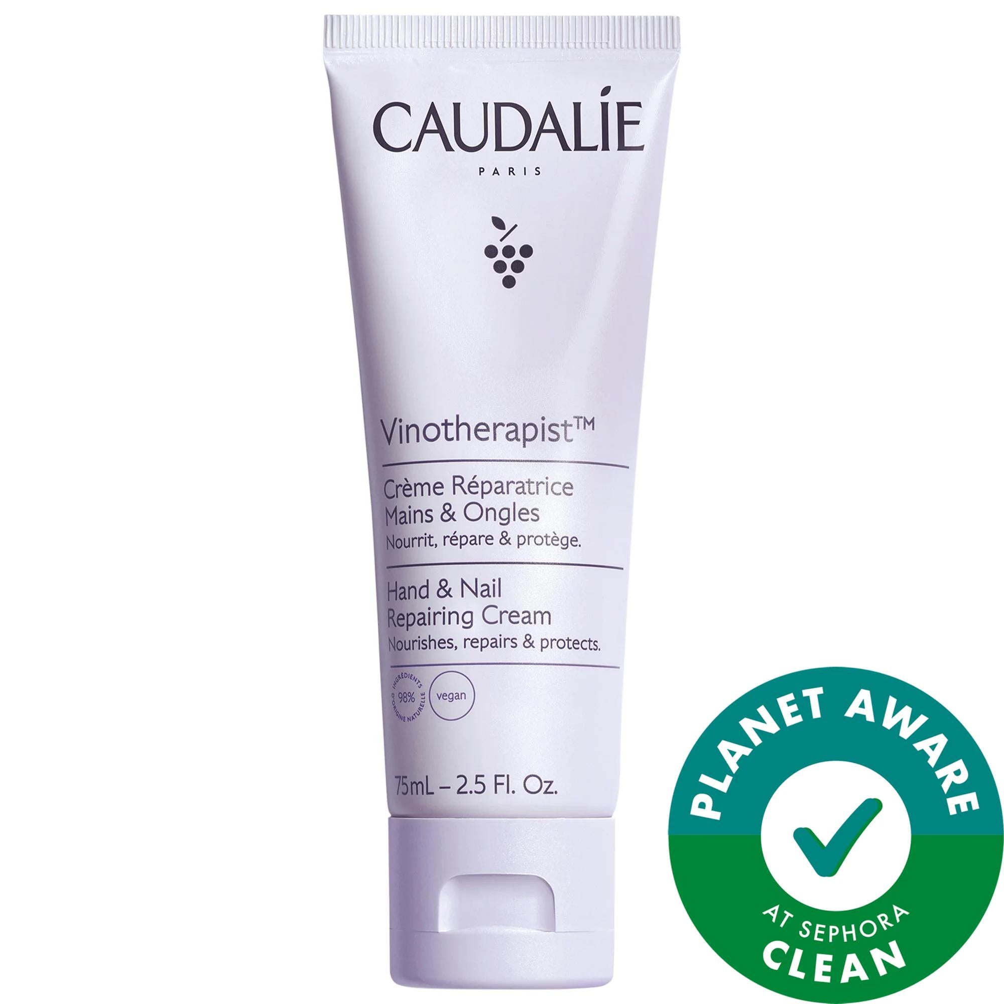 Caudalie Hand and Nail Cream - Vegan, Cruelty-Free Moisturizing Cream for Dry Hands & Nails - Antioxidant-Rich, Paraben-Free Hand Cream - Glamourous Grace