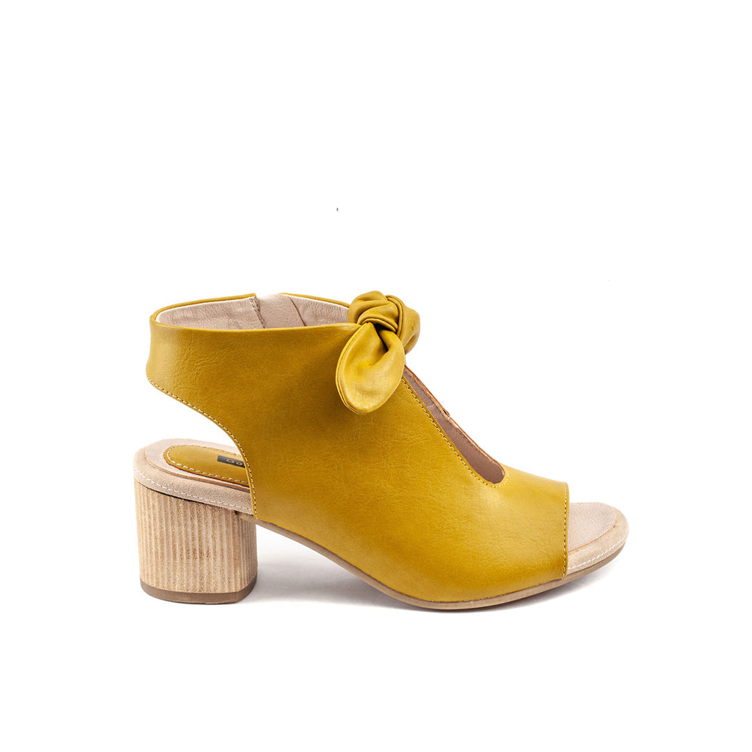 Women's Kimora Yellow Heeled Sandals - Glamourous Grace