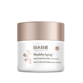Babe SPF 30 Anti-Aging Firming Face Cream: Healthy Aging Multi-Protector - Sun Protection, Reduce Wrinkles, Youthful Skin (50ml) - Glamourous Grace