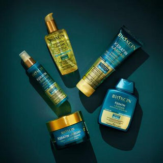 Bioxcin Keratin Argan Repair Shampoo - Nourishing and Repairing Damaged Hair with Keratin, Argan Oil, and Vitamins - Glamourous Grace