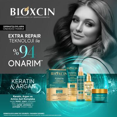 Bioxcin Keratin Argan Repair Shampoo - Nourishing and Repairing Damaged Hair with Keratin, Argan Oil, and Vitamins - Glamourous Grace