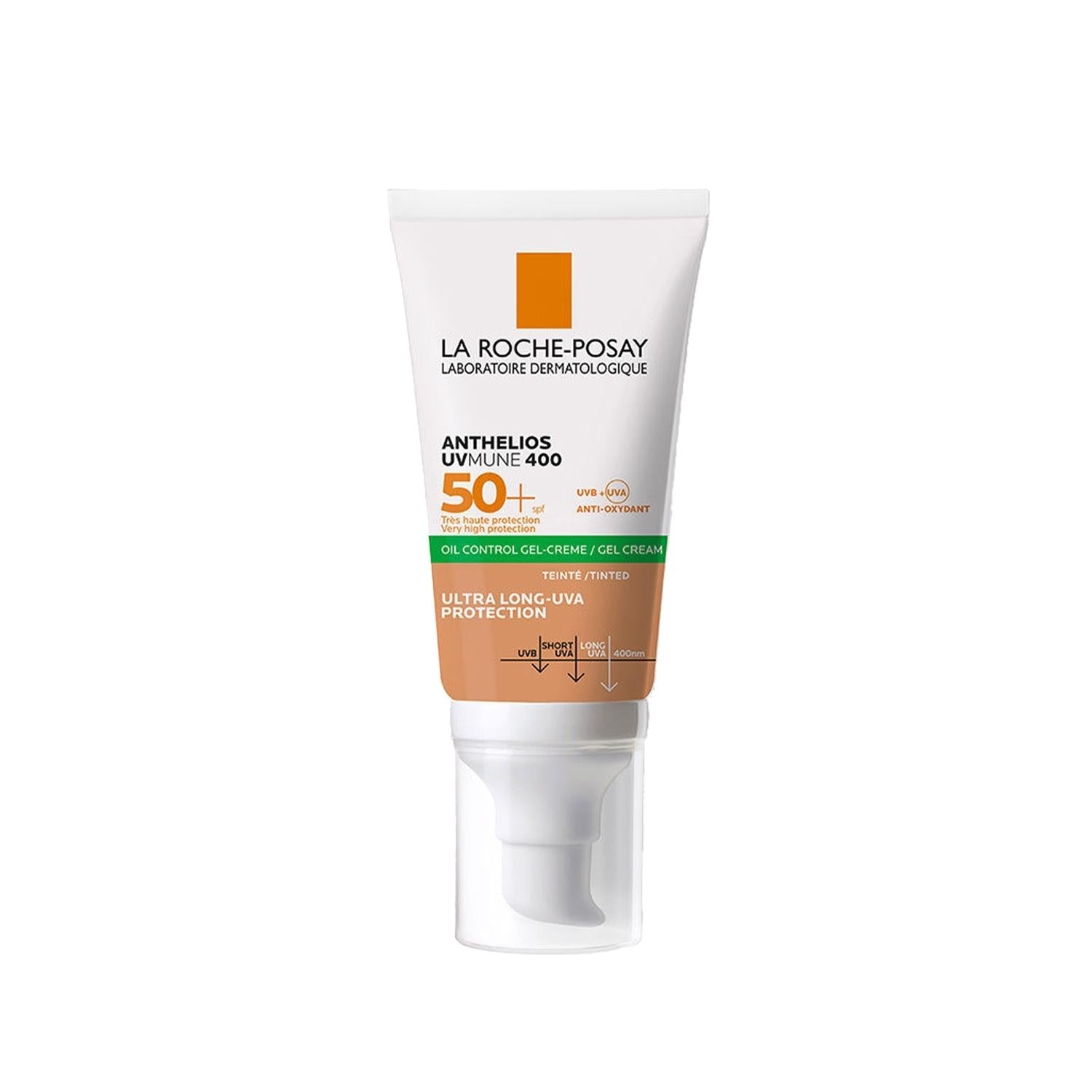 La Roche Posay Anthelios UVmune400 SPF 50+ Oil Control Tinted Sunscreen - 50ml - Glamourous Grace