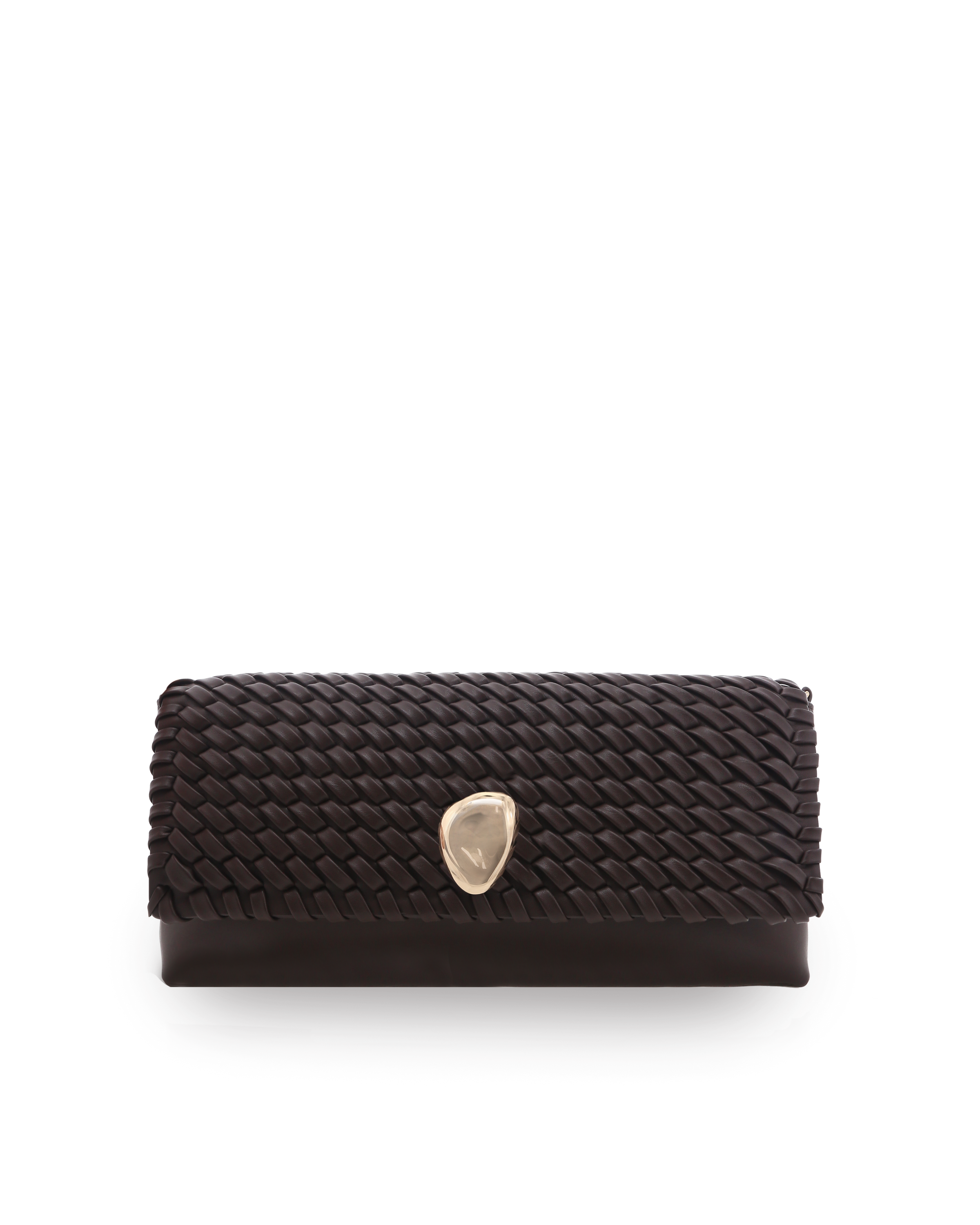 Leilah Clutch Bag Chocolate