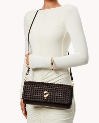 Leilah Clutch Bag Chocolate
