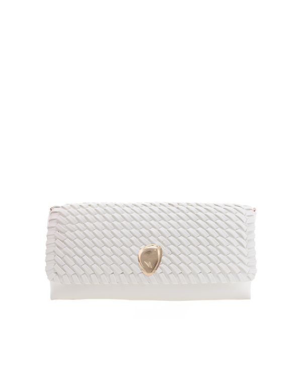 Leilah Clutch Bag White - Glamourous Grace