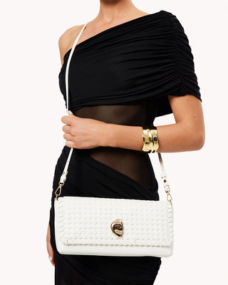 Leilah Clutch Bag White