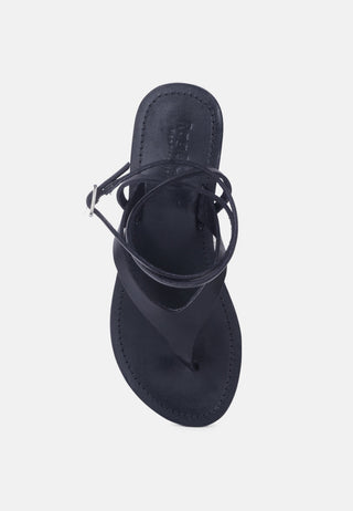 Wrap-Up Tie Around Flat Sandals