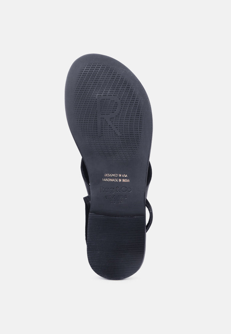 Wrap-Up Tie Around Flat Sandals
