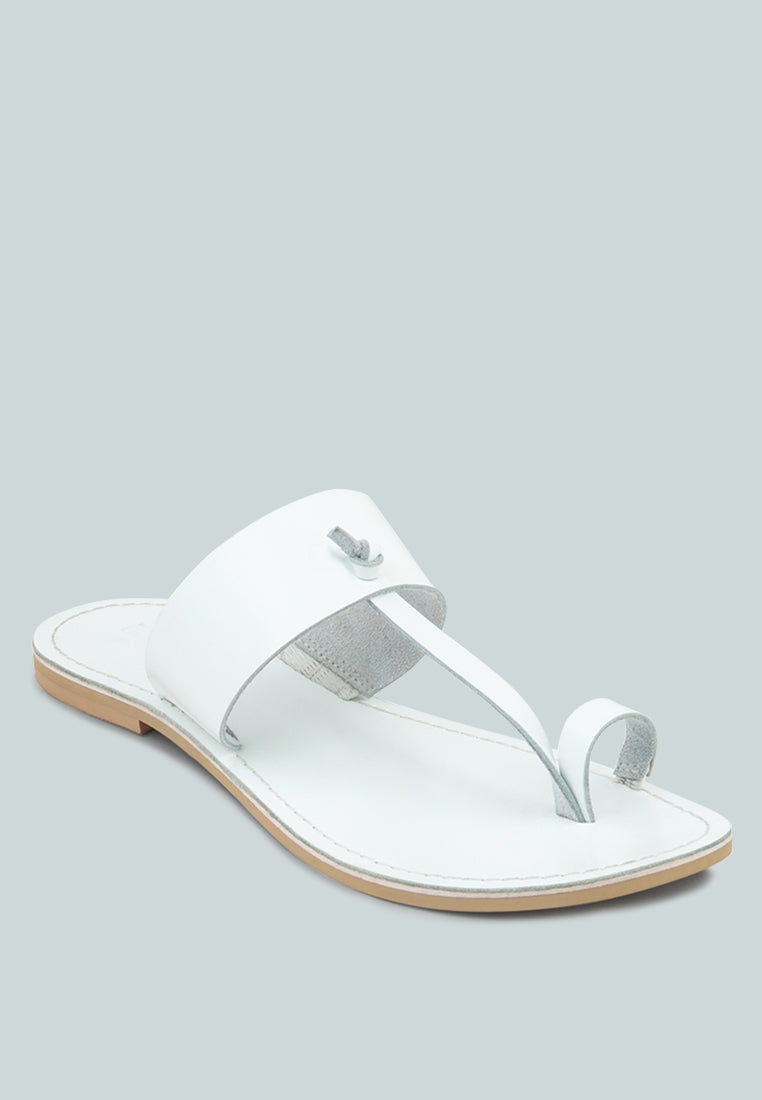 Leona Thong Flat Sandals - Glamourous Grace