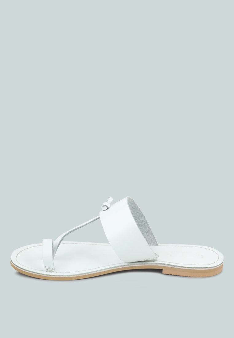 Leona Thong Flat Sandals - Glamourous Grace