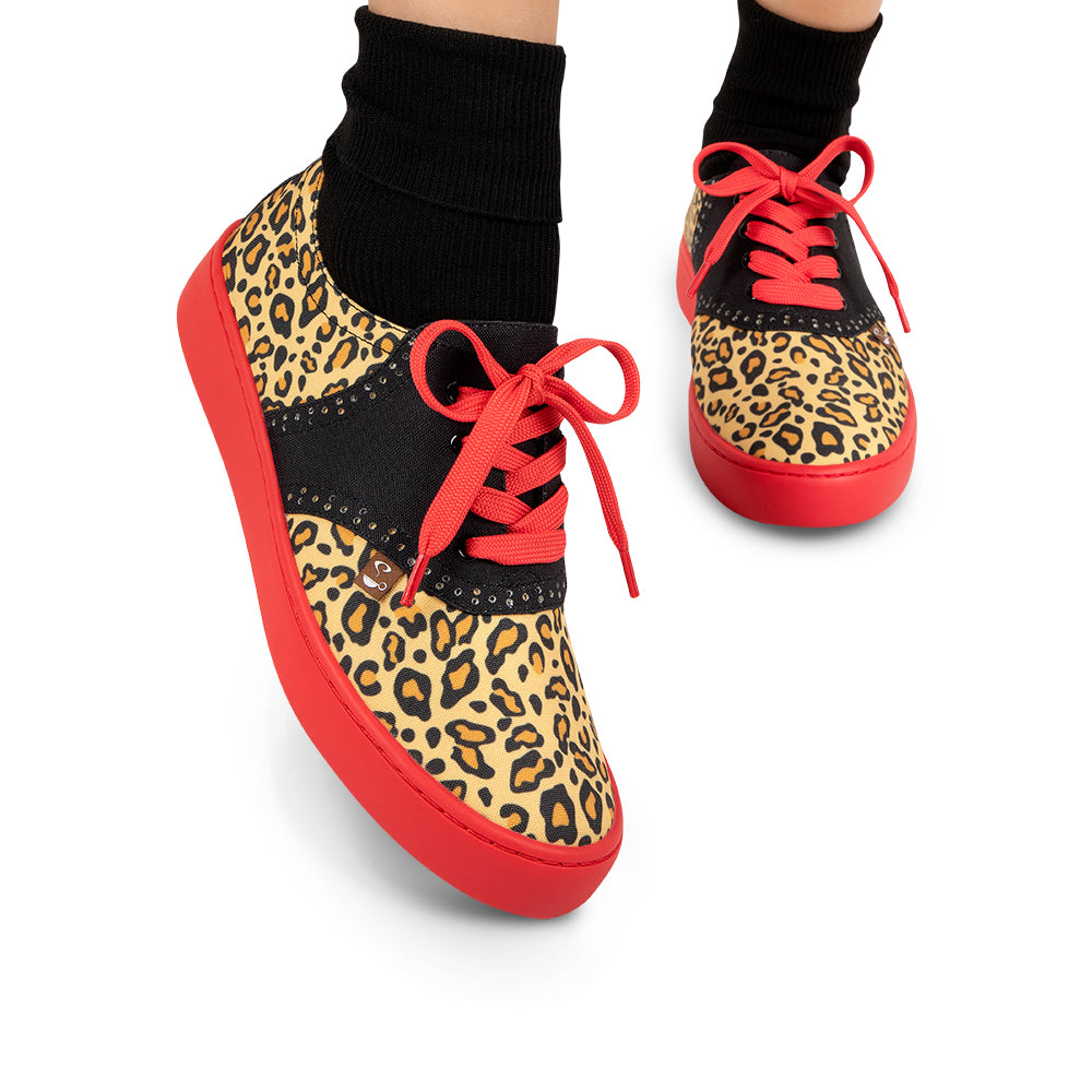 Leopard Women's Casual Sneakers - Glamourous Grace