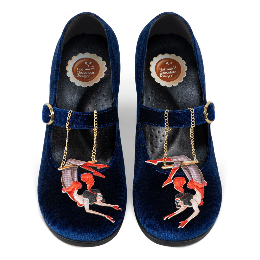 Les Dames Du Cirque Women's Mary Jane Mid Heels - Glamourous Grace