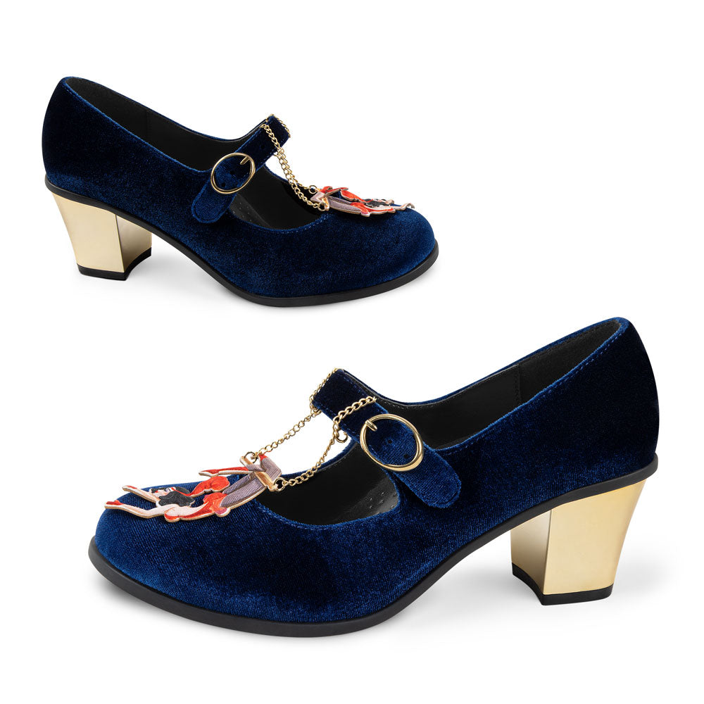 Les Dames Du Cirque Women's Mary Jane Mid Heels - Glamourous Grace