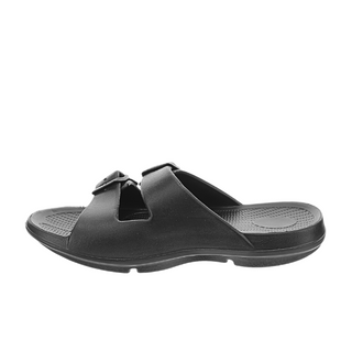 Sovella Men's Buckle Slide Black - Glamourous Grace