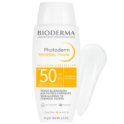 Bioderma Photoderm Mineral Sunscreen Cream SPF50+ for Sensitive Skin - Non-Comedogenic & Photostable - Glamourous Grace