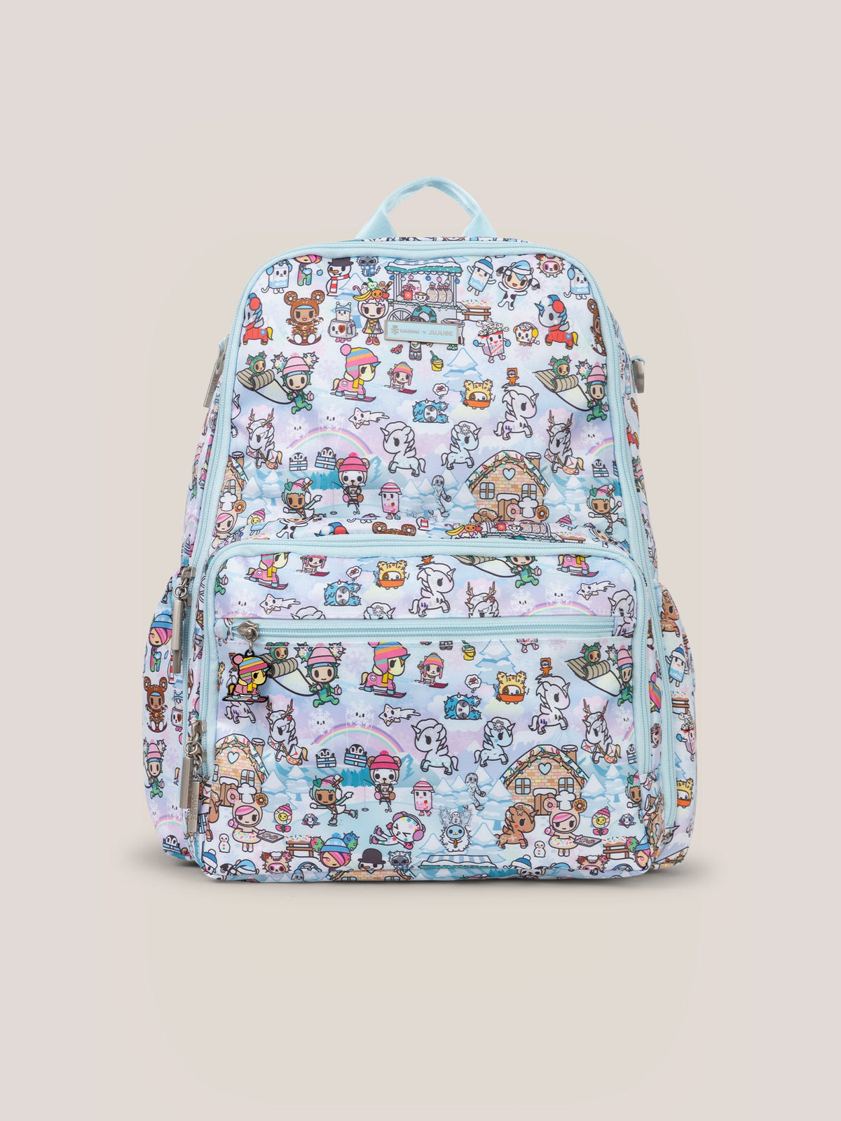 tokidoki Snow Day Zealous Backpack Diaper Bag — Ice Blue - Glamourous Grace