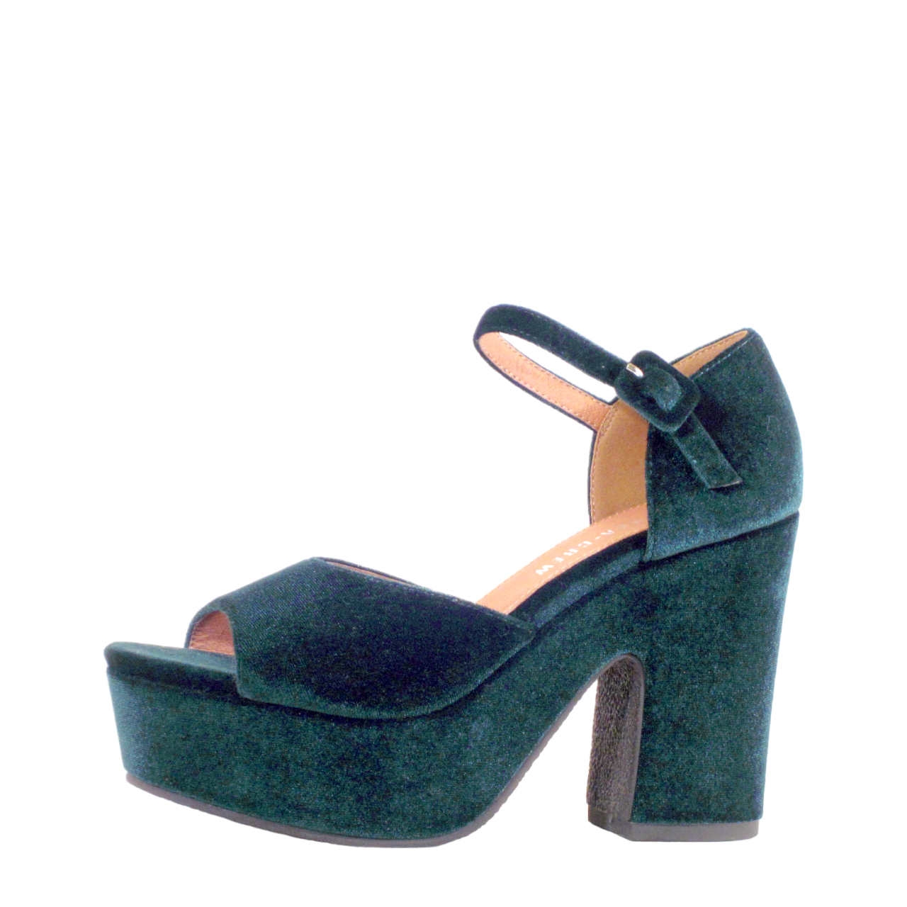 Quill Velvet Platform Heels - Glamourous Grace