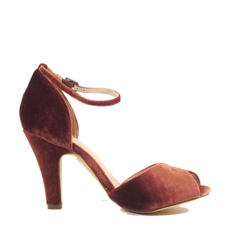 Lola Velvet Heels - Glamourous Grace