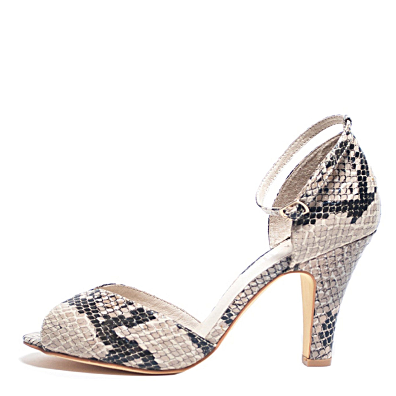 Lola Snake Heels - Glamourous Grace