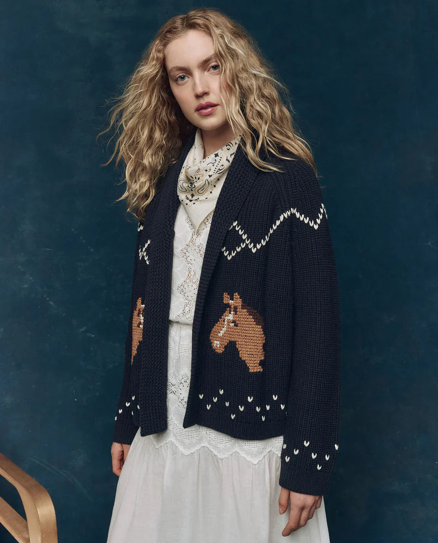 The Great. The Horse Cardigan - Glamourous Grace