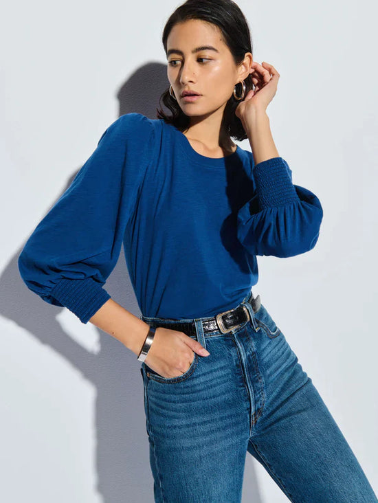 Nation LTD Loren Peasant Tee - Glamourous Grace