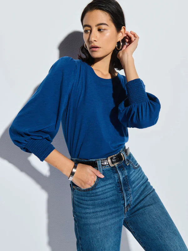Nation LTD Loren Peasant Tee - Glamourous Grace