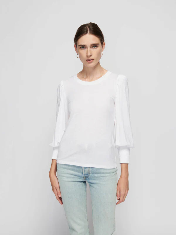 Nation LTD Loren Peasant Tee - Glamourous Grace