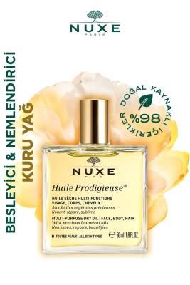 Nuxe Huile Prodigieuse Multi-purpose Dry Care Oil for Skin and Hair - Natural Skincare & Haircare - Glamourous Grace