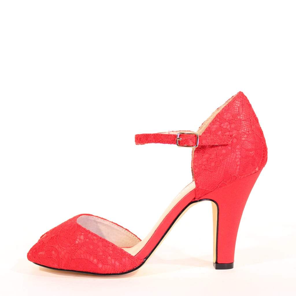 Lulu Lace Heels - Glamourous Grace