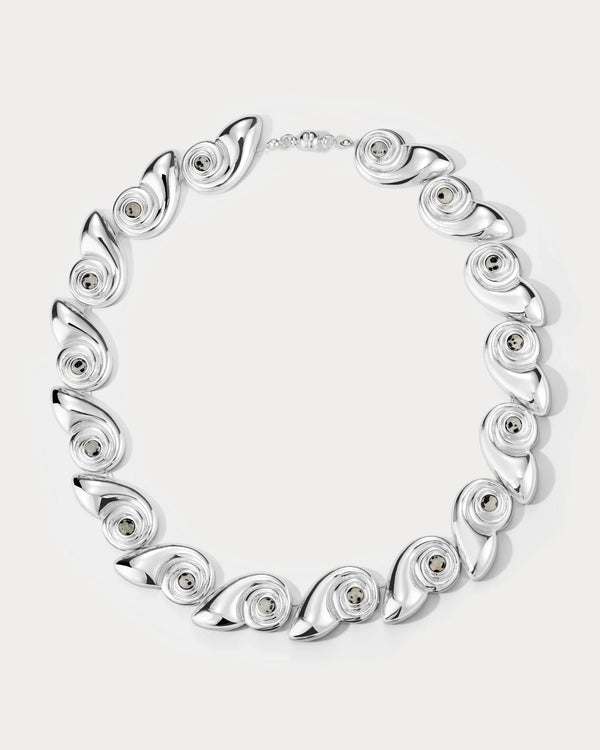 Palma Shell Statement Necklace - Glamourous Grace