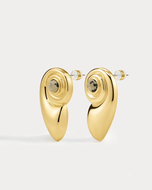 The Palma Shell Studs - Glamourous Grace