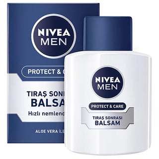 Nivea Men Protect & Care After Shave Balm - Soothing Moisturizing Post-Shave Skincare for Men with Vitamin E - Glamourous Grace