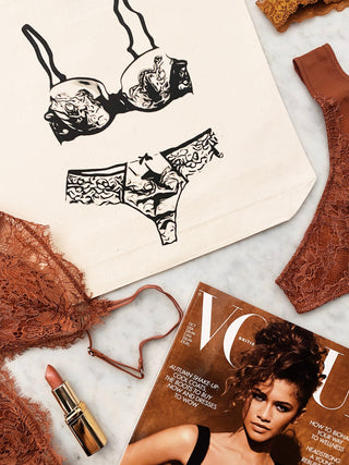 Lace Lingerie Travel Bag – Cream - Glamourous Grace
